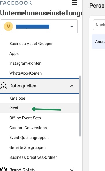 facebook pixel erstellen